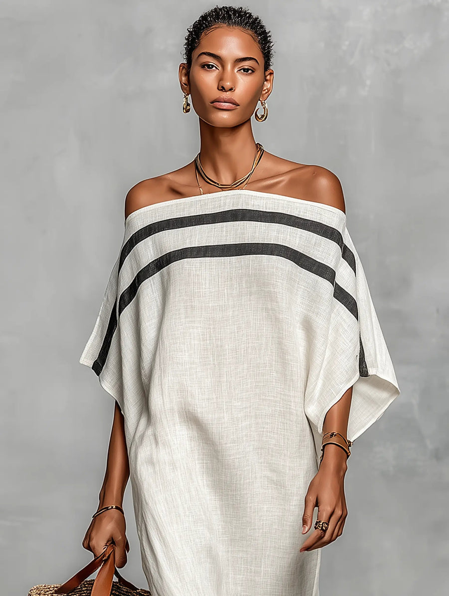 Bianca | Off-Shoulder Batwing Maxi Dress 4