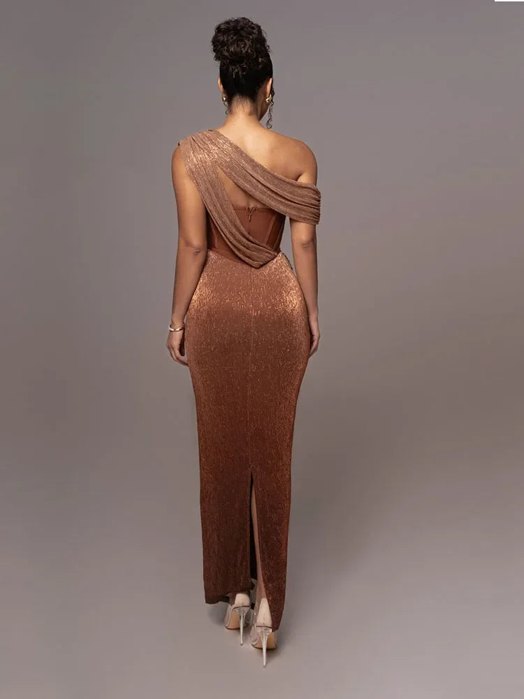 Ella | Chic Asymmetrical Maxi Dress for Women 1