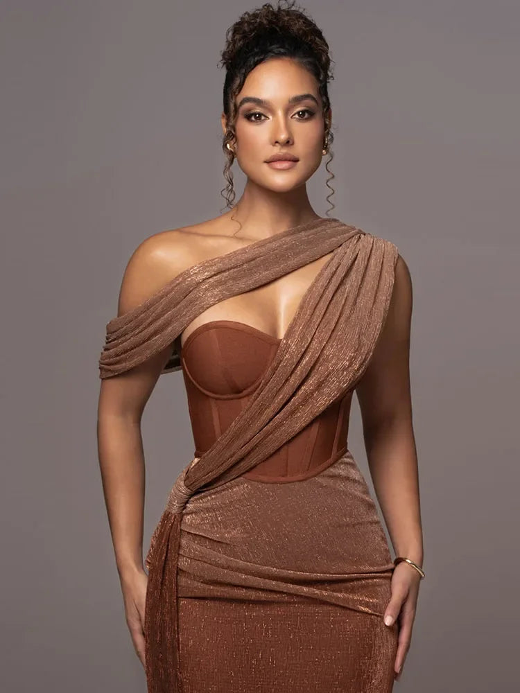 Ella | Chic Asymmetrical Maxi Dress for Women 2