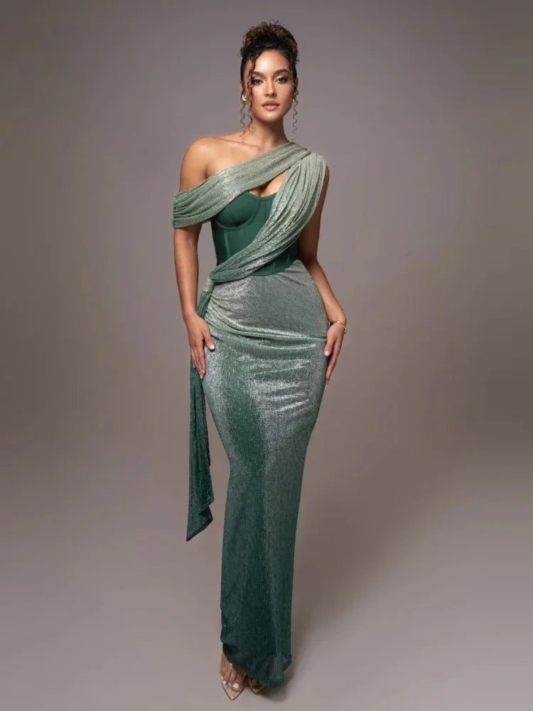 Ella | Chic Asymmetrical Maxi Dress for Women 3