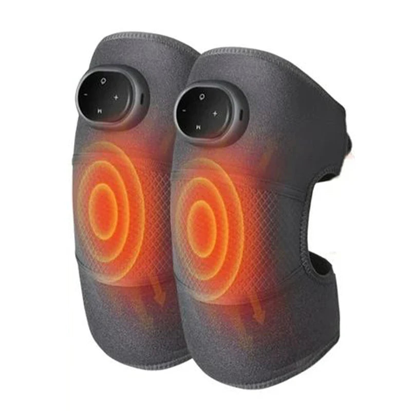Heating Knee Massager | Electric Knee Heat Massager with Vibration | Pain Relief for Stiffness and Inflammation 0