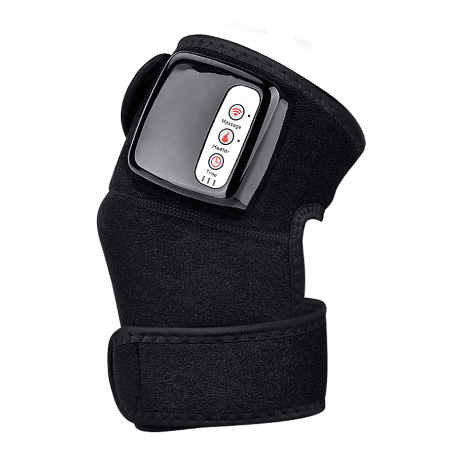 Hot Compression Knee Massager with Heat & Vibration | Adjustable Relief for Joint Pain 0