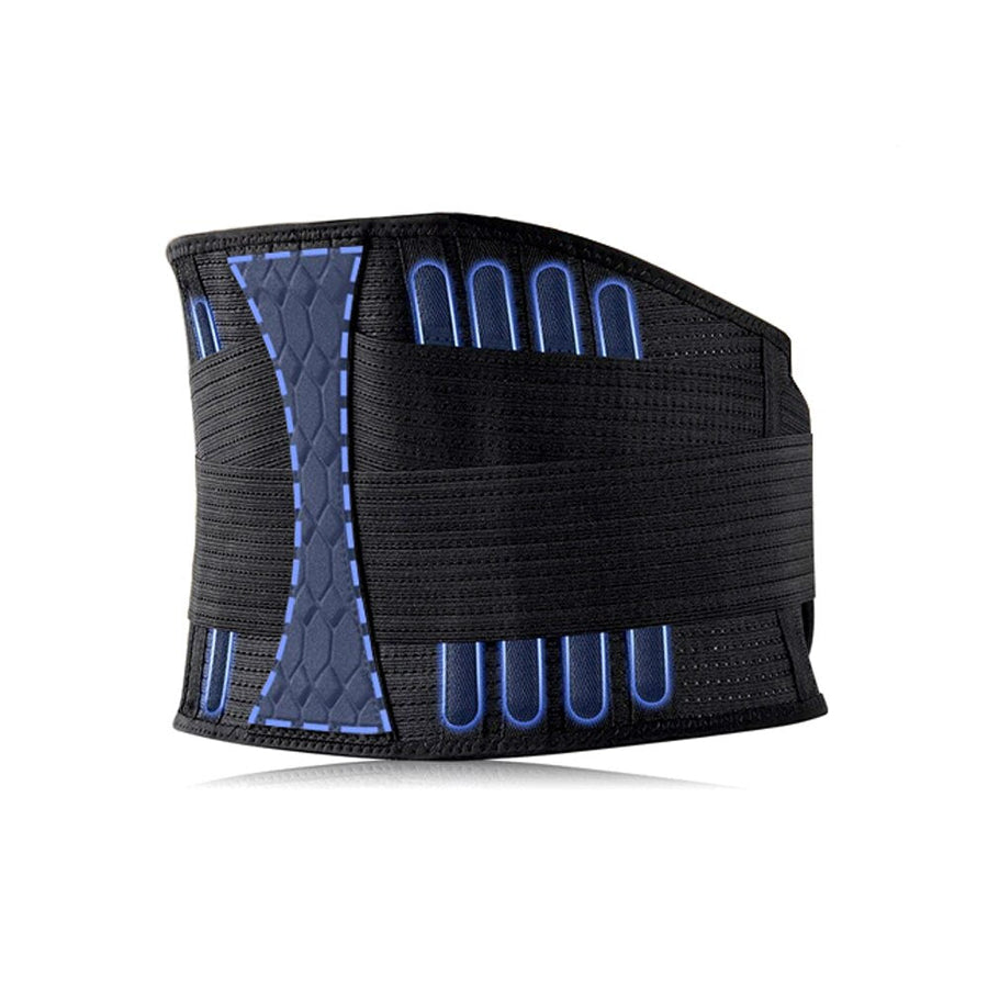 Lumbar Support Brace | Lower Back Brace with Contoured Steel Support | Adjustable Belt for Pain Relief and Stability 1