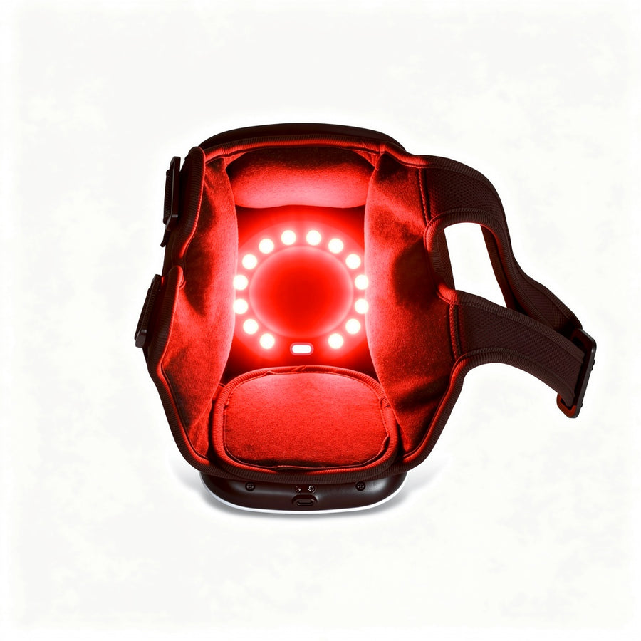 Alverra Knee Massager II — Heat, Red Light & Vibration, Portable