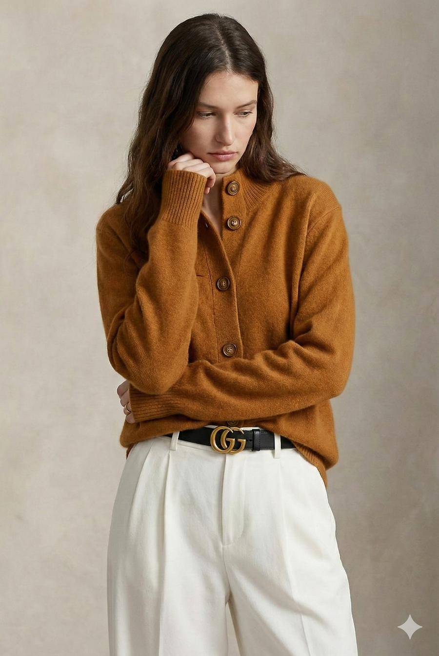 Mia | Cozy Button-Up Cardigan with Statement Buttons 3
