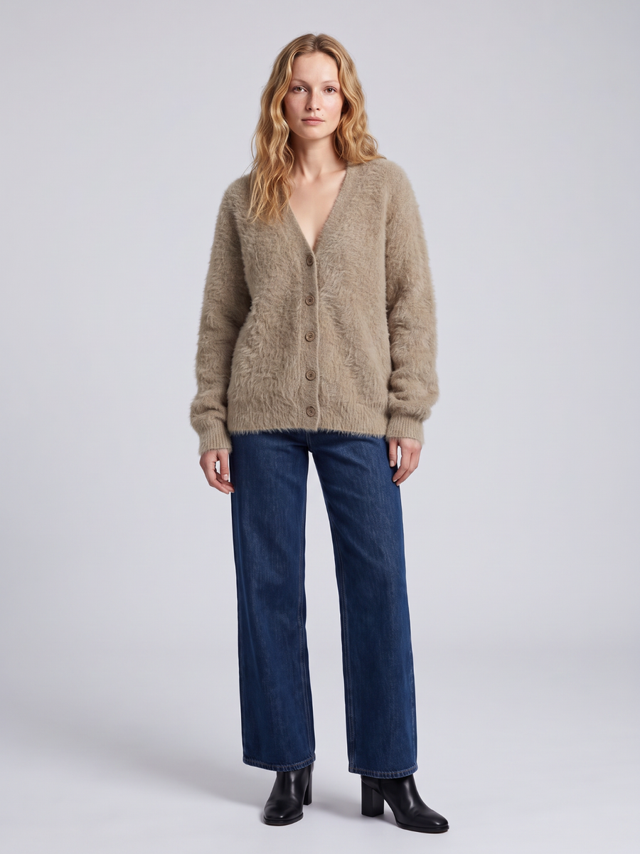 Mia | Cozy Oversized V-Neck Cardigan 5