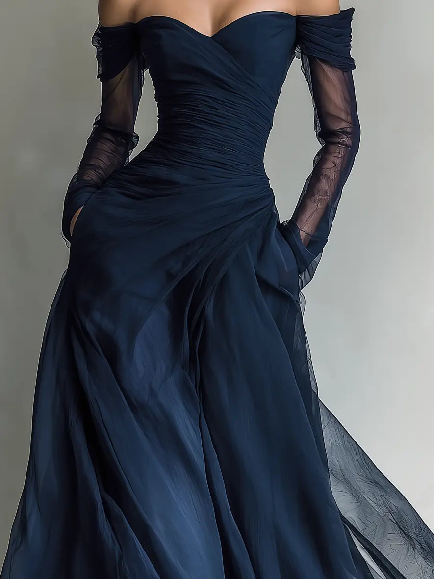 Sophia | Elegant Long Sleeve Maxi Dress for Women 3