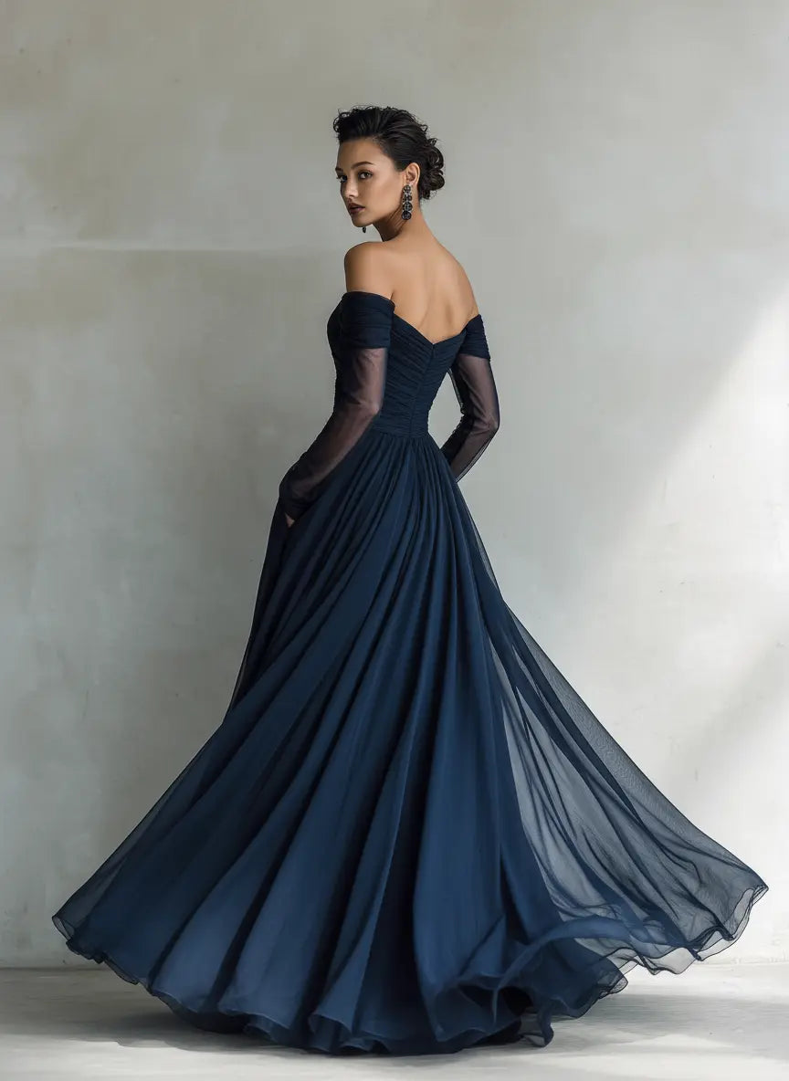 Sophia | Elegant Long Sleeve Maxi Dress for Women 4