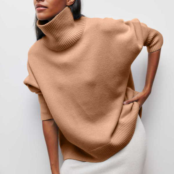 Sophie | Cozy Relaxed Turtleneck Knit Sweater 4