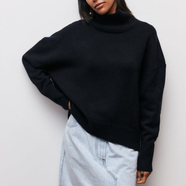 Sophie | Cozy Relaxed Turtleneck Knit Sweater 6
