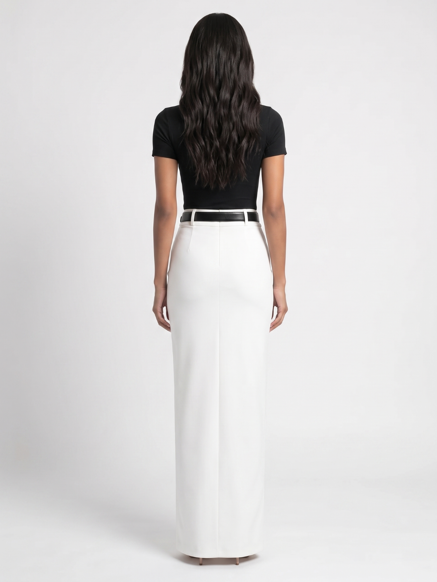 Audrey | Turtleneck Top Midi Skirt Two-Piece Set 2