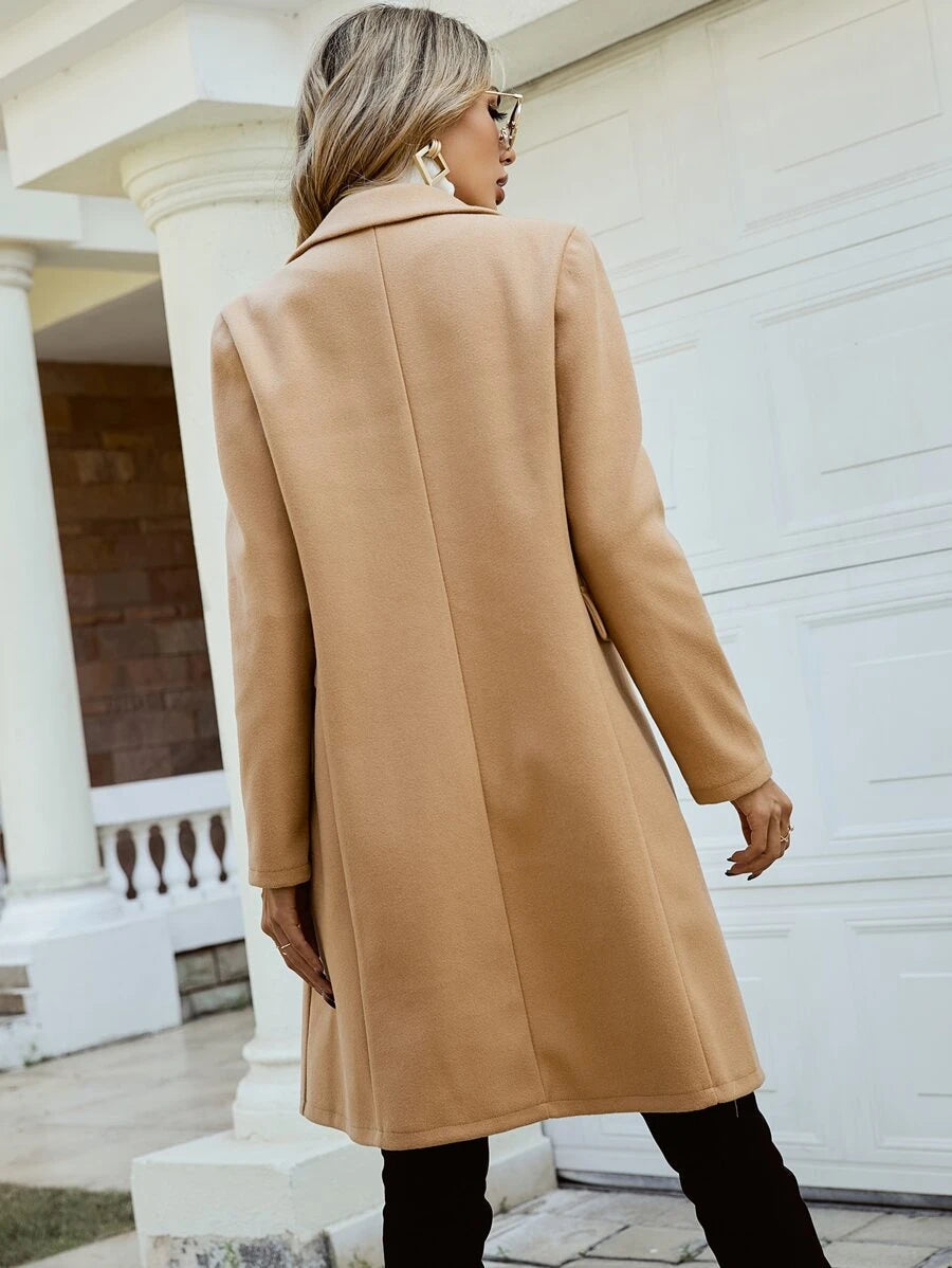 Ava | Stylish Double-Breasted Wool Coat for Women 2
