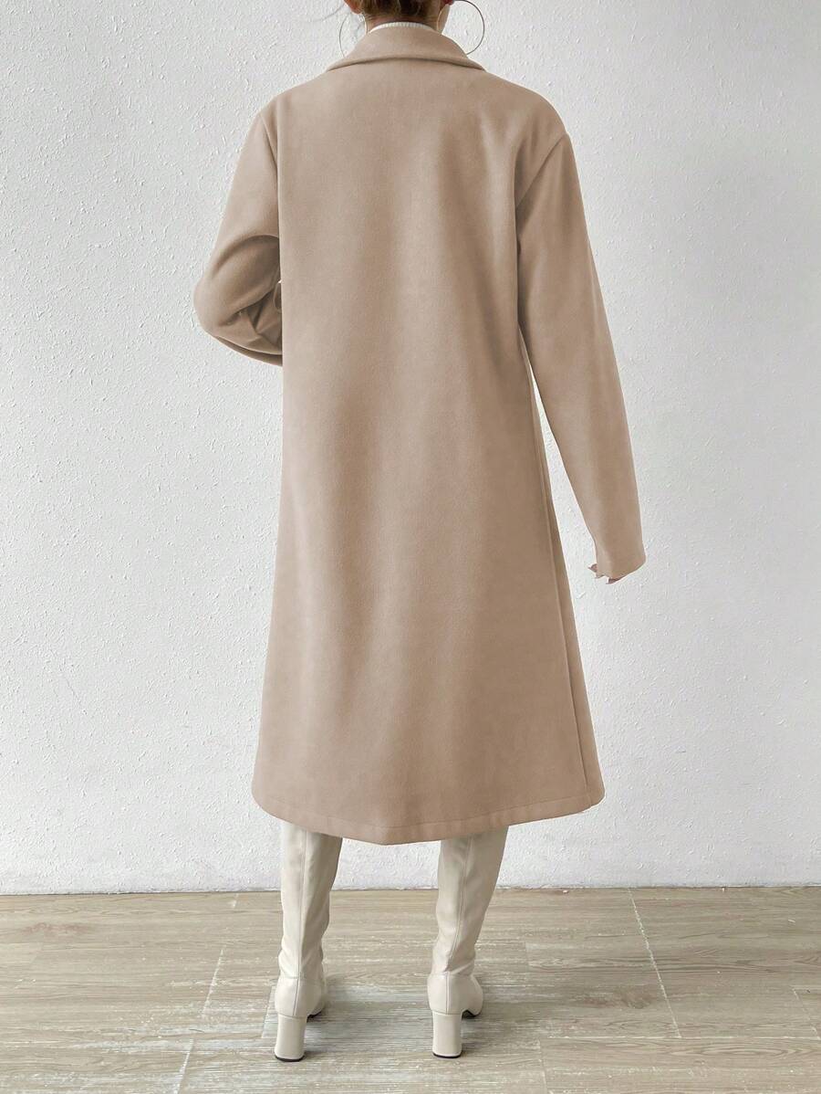 Bailey | Long Double-Breasted Lapel Overcoat, Tailored Winter Coat 1