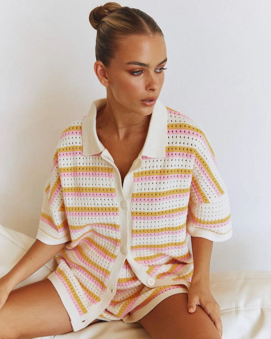 Bellatrix | Striped Summer Two-Piece Set 0