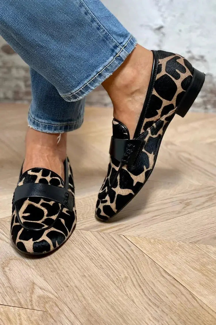 Bexley | Cow Print Loafers 0