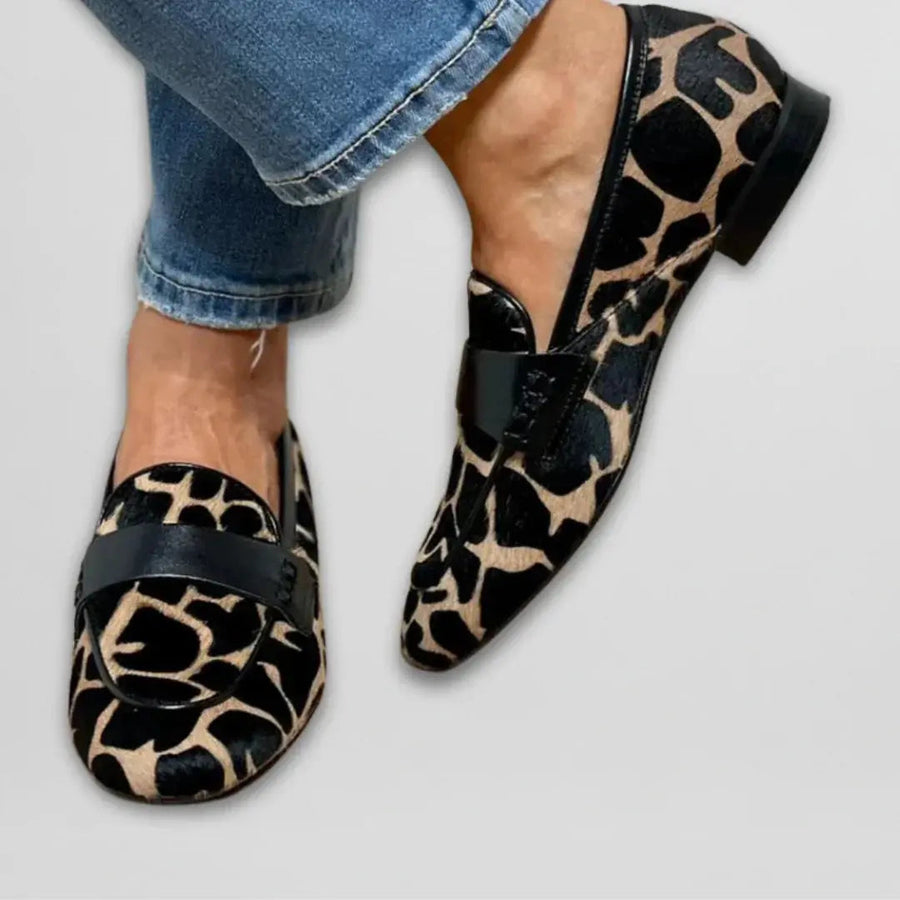 Bexley | Cow Print Loafers 1