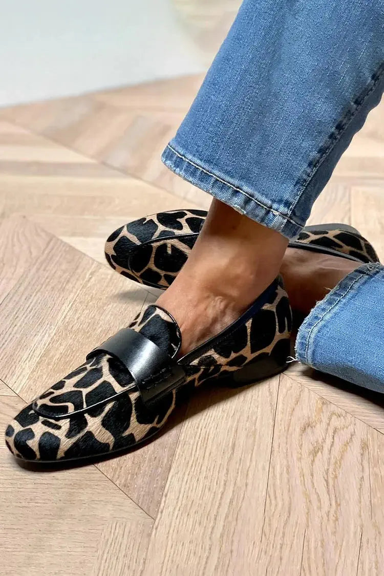 Bexley | Cow Print Loafers 2