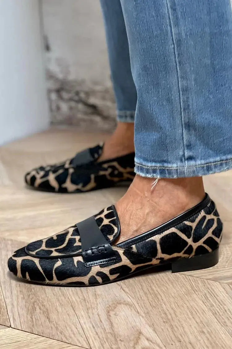 Bexley | Cow Print Loafers 3
