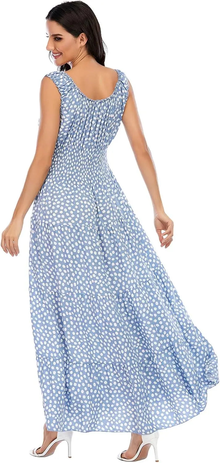 Bora | Boho Floral Tiered Maxi Dress 2