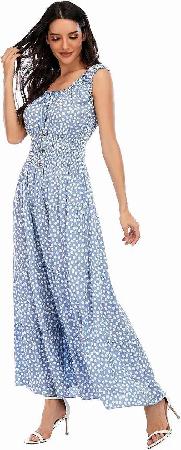 Bora | Boho Floral Tiered Maxi Dress 4