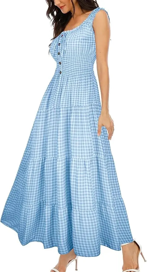 Bora | Boho Floral Tiered Maxi Dress 8