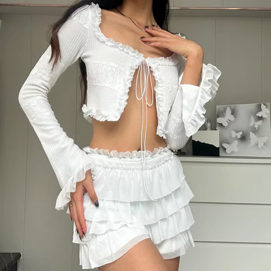 Calla | Crop Top Short Set 1