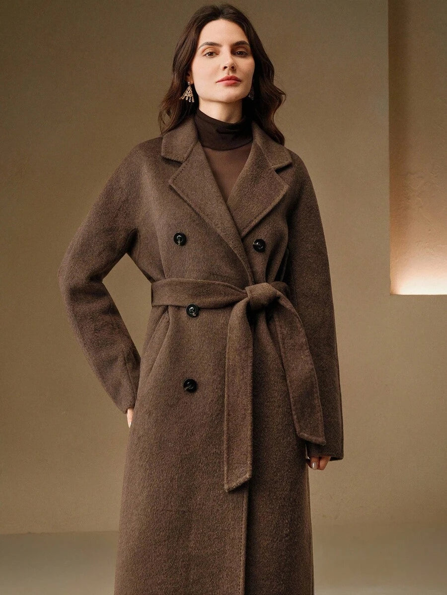Chastity | Double Breasted Belted Longline Coat 1