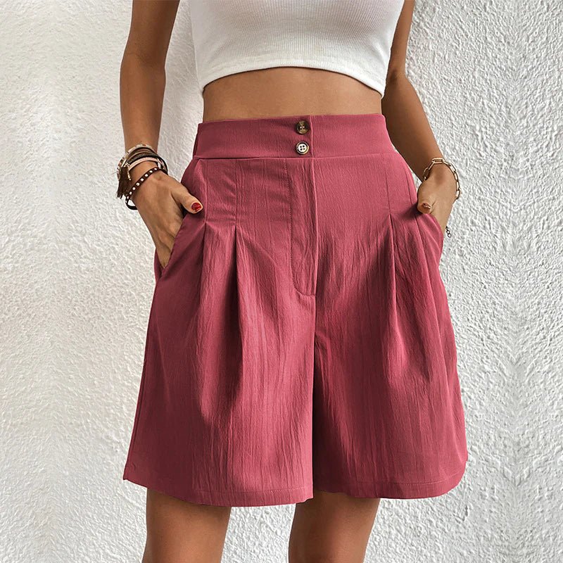 Claudia | High-Waisted Wide-Leg Shorts 1