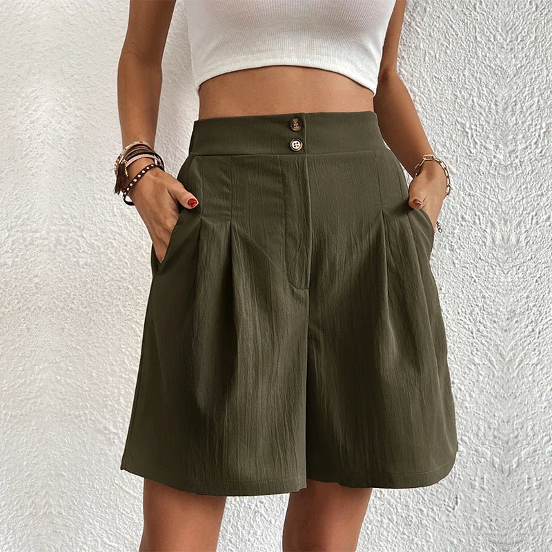 Claudia | High-Waisted Wide-Leg Shorts 3