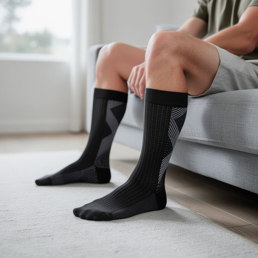 Alverra MediFlex Compression Socks — Five-Zone Support, Breathable