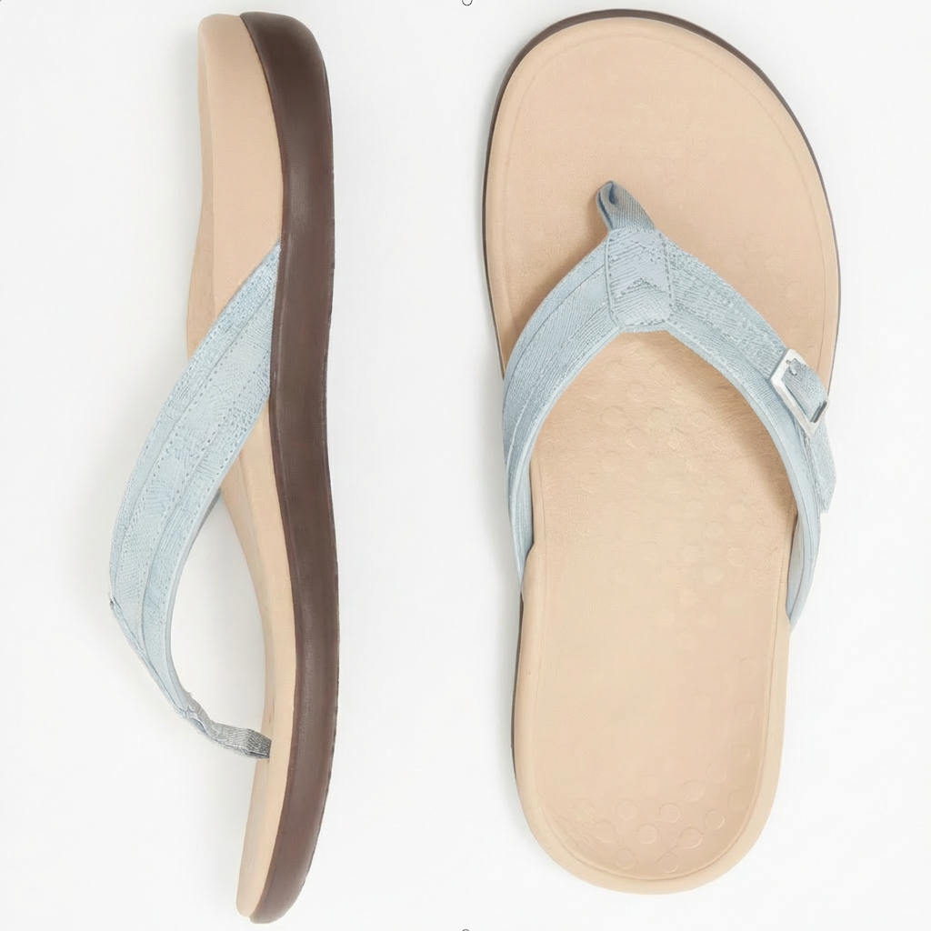 Comfort Arch Support Sandals | Adjustable Flip Flops with Cushioning | Foot Relief for Plantar Fasciitis 2