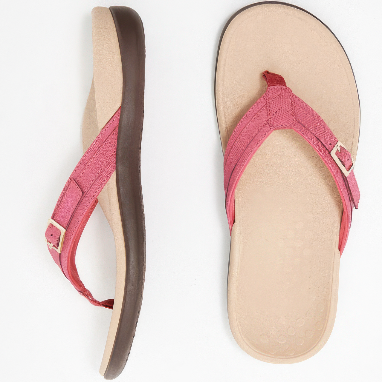 Comfort Arch Support Sandals | Adjustable Flip Flops with Cushioning | Foot Relief for Plantar Fasciitis 4