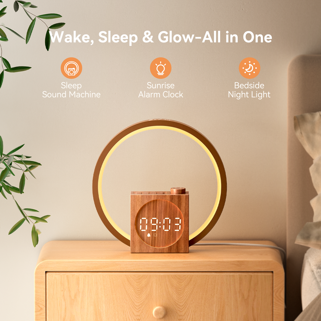 Design Edition | Sunrise Alarm Clock with Soothing Sounds & Color Light | Relaxation Tool for Peaceful Mornings 2