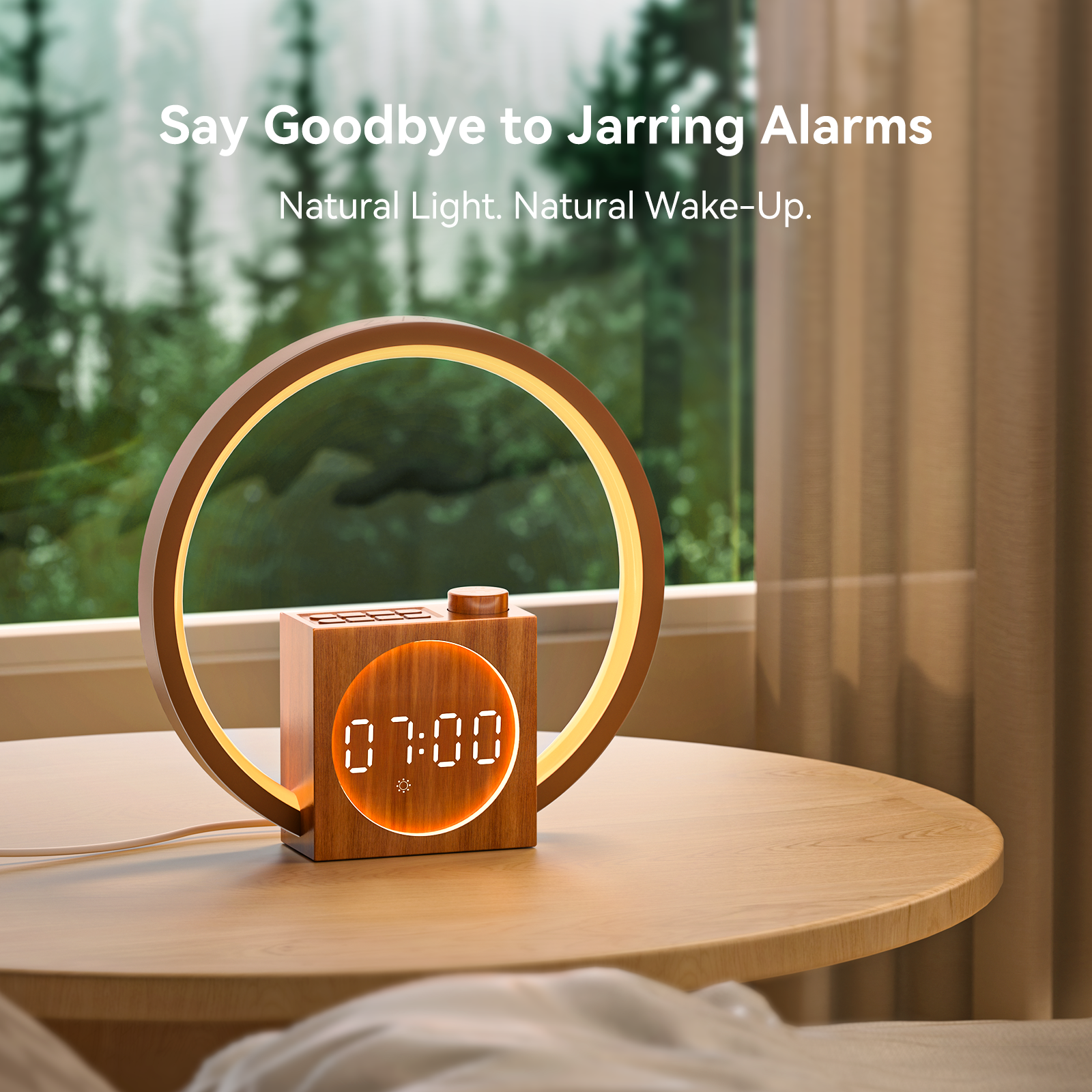 Design Edition | Sunrise Alarm Clock with Soothing Sounds & Color Light | Relaxation Tool for Peaceful Mornings 4