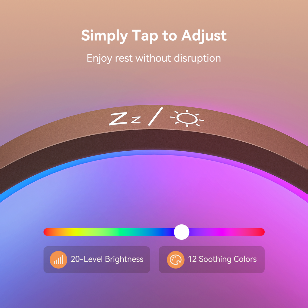 Design Edition | Sunrise Alarm Clock with Soothing Sounds & Color Light | Relaxation Tool for Peaceful Mornings 6