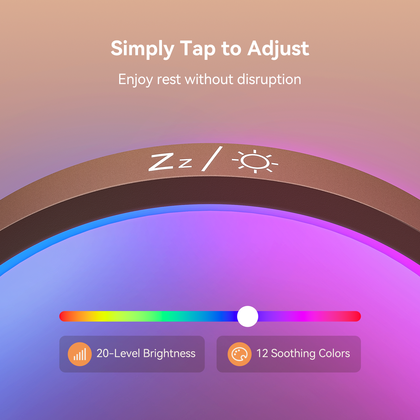Design Edition | Sunrise Alarm Clock with Soothing Sounds & Color Light | Relaxation Tool for Peaceful Mornings 6