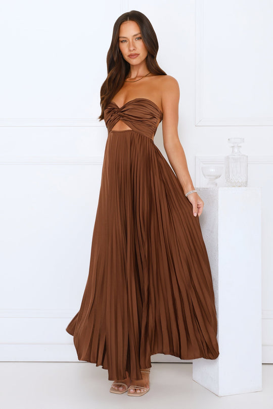 Ella | Elegant Strapless White Maxi Dress for Women 0