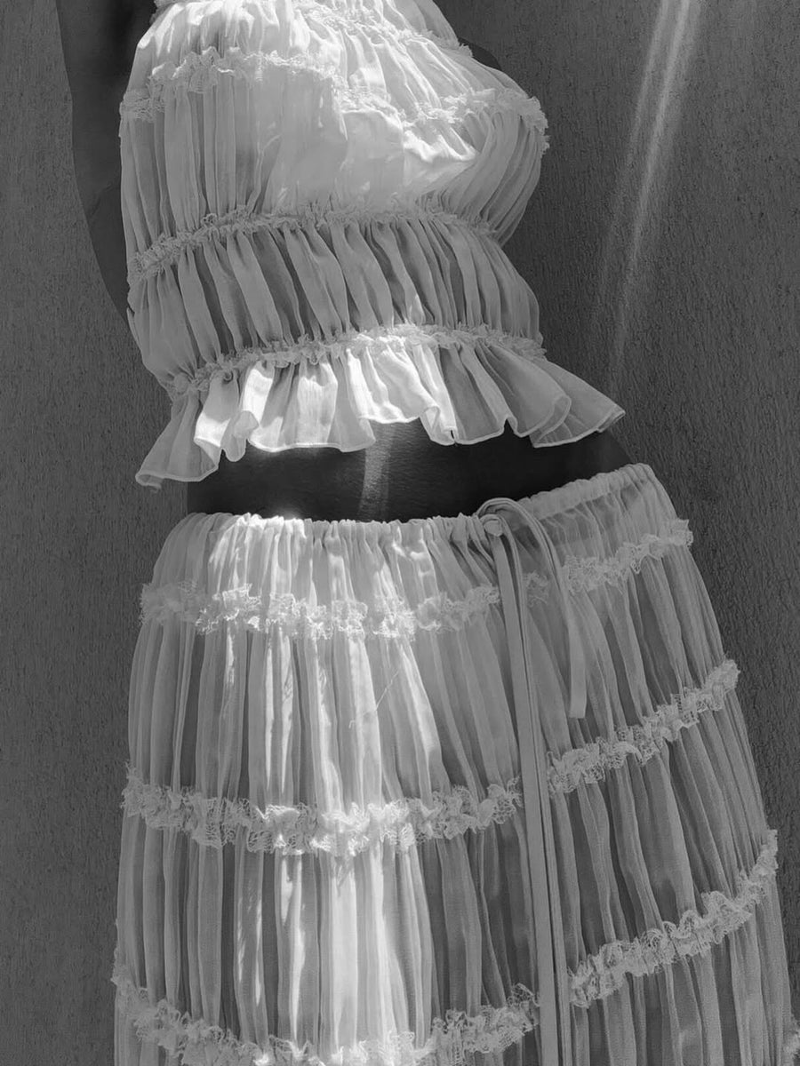 Ella | Soft Bohemian Ruffle Women's Set 3