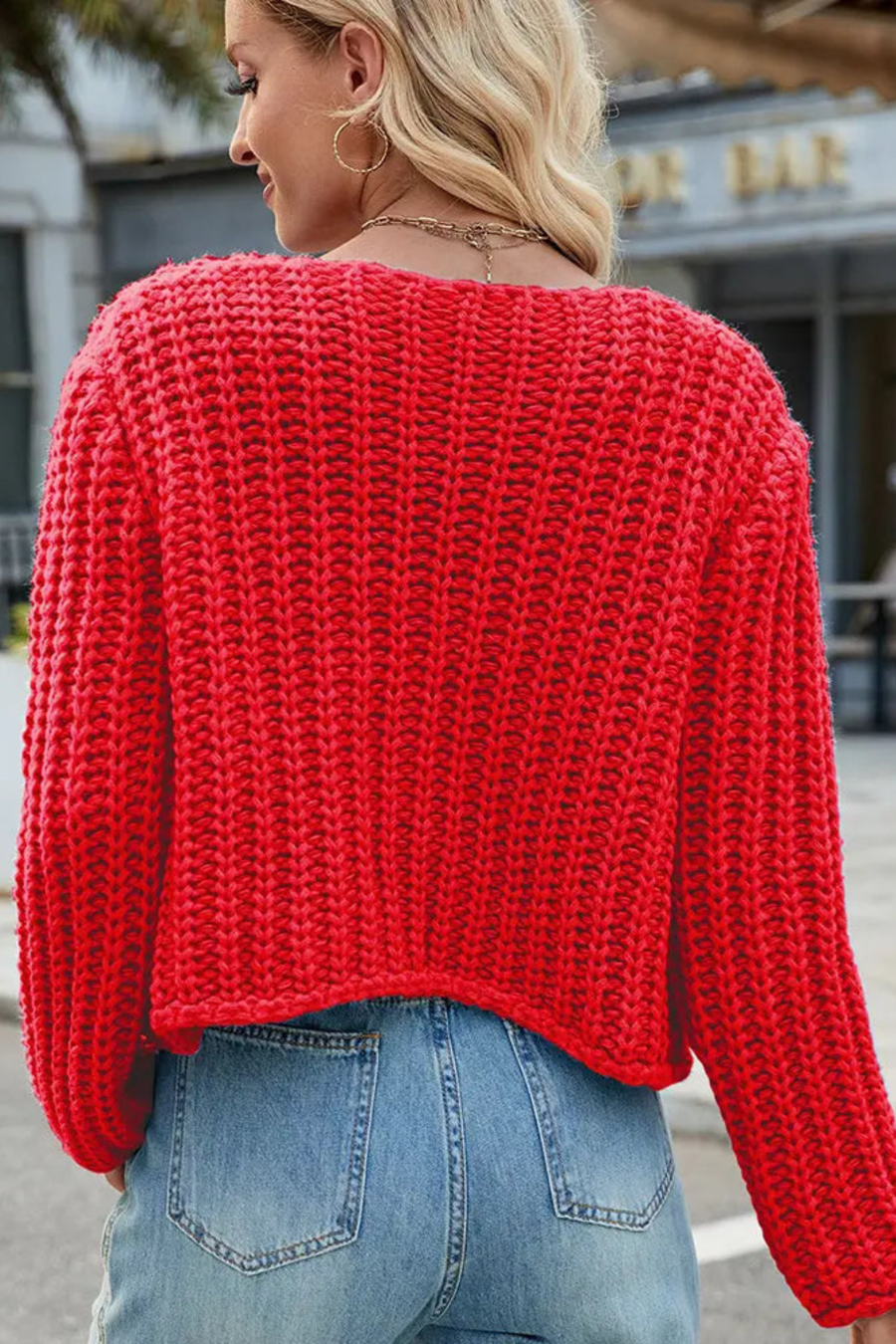 Emma | Cozy Chunky Knit Cardigan with Pockets 5