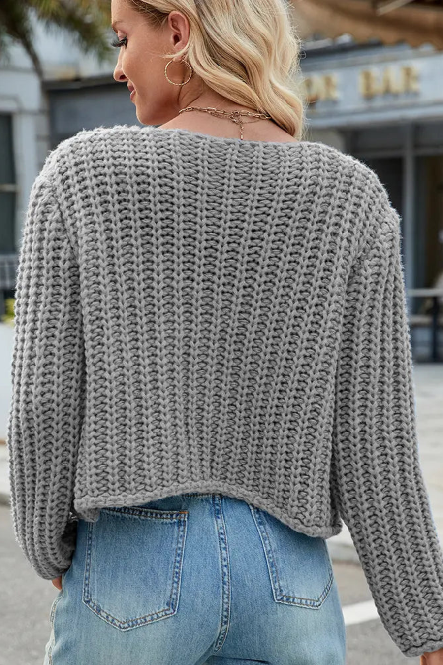 Emma | Cozy Chunky Knit Cardigan with Pockets 7