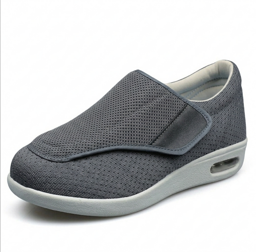 Alverra ComfortFit Men's Extra-Wide Shoes — Adjustable Straps, Cushioned
