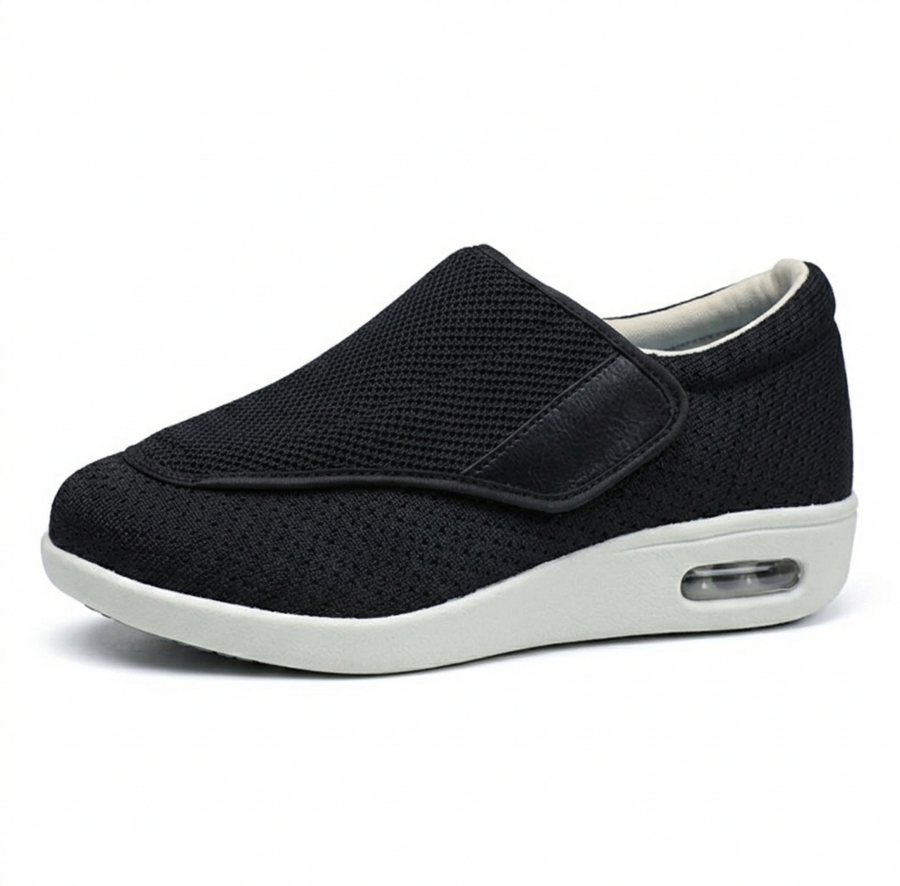 Alverra ComfortFit Men's Extra-Wide Shoes — Adjustable Straps, Cushioned