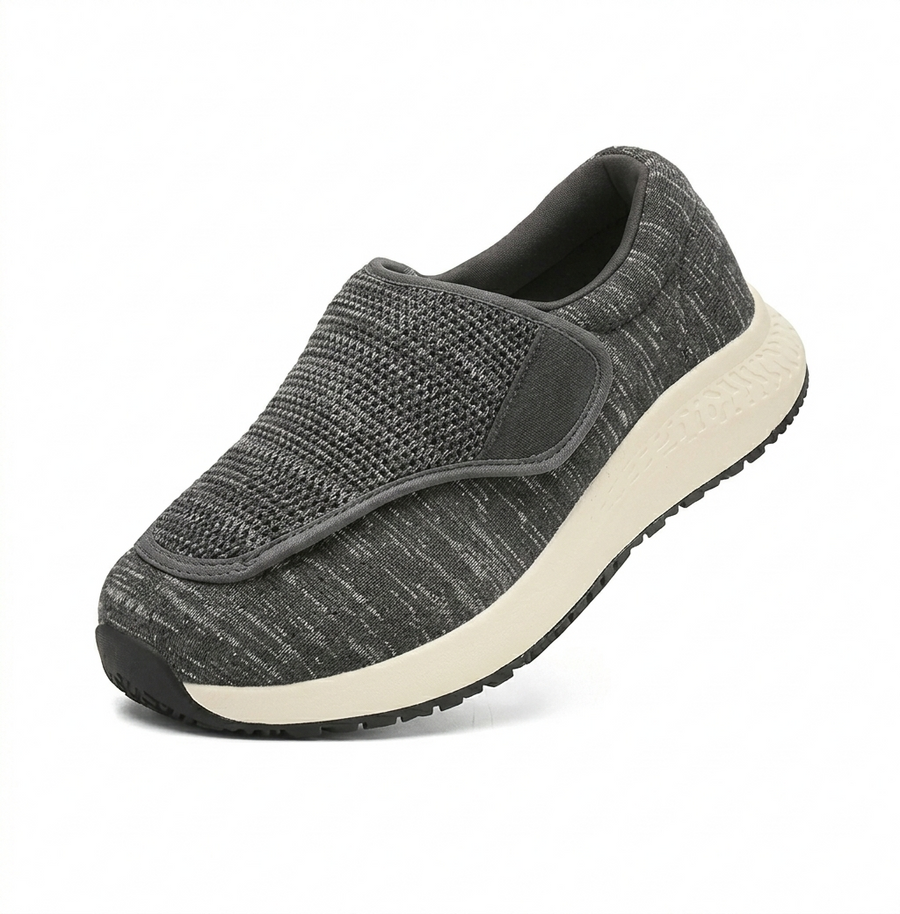 Alverra OrthoEase Extra-Wide Shoes — Adjustable Straps, Shock-Absorbing