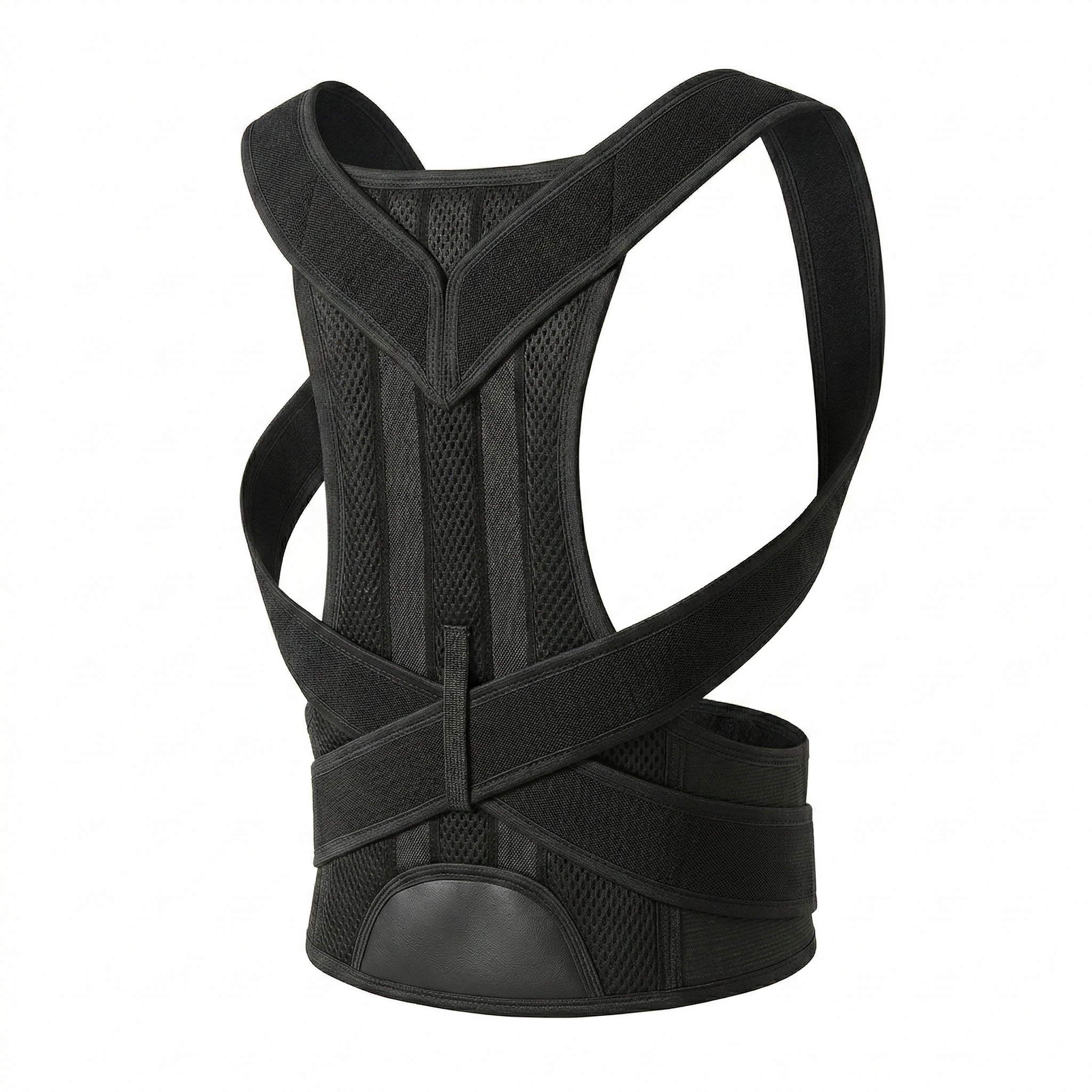 Alverra Posture Align Back Brace — Lumbar Support, Adjustable Straps