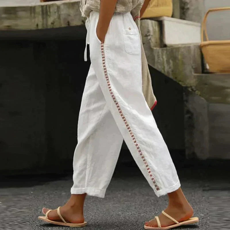 Liam | Chic High-Waisted Tapered Pants Women 0
