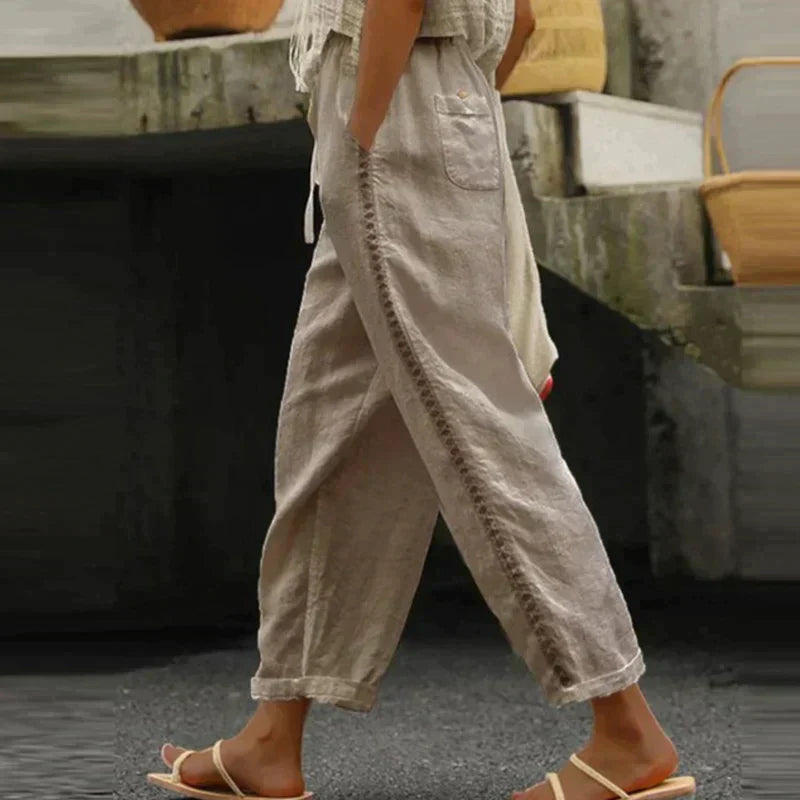 Liam | Chic High-Waisted Tapered Pants Women 2