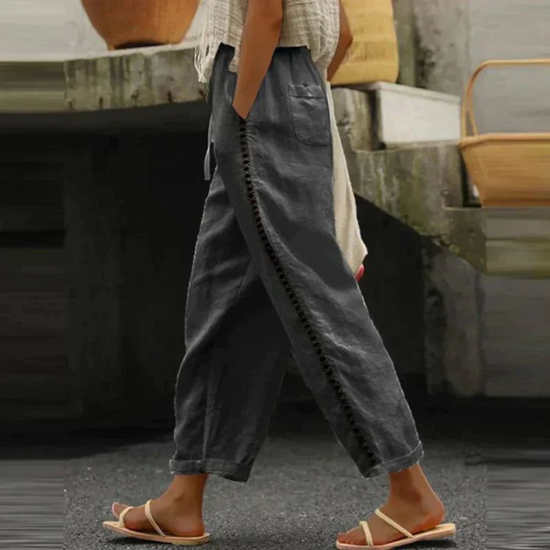 Liam | Chic High-Waisted Tapered Pants Women 3