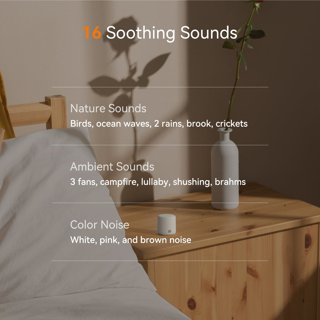 Lite Pocket | White Noise Machine for Sleep with Portable Design | Compact Sound Machine for Travel Relaxation 3