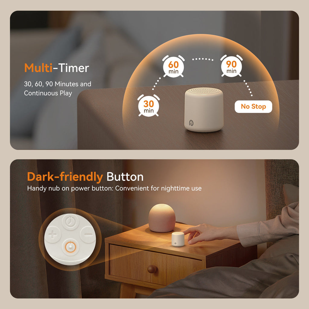 Lite Pocket | White Noise Machine for Sleep with Portable Design | Compact Sound Machine for Travel Relaxation 5