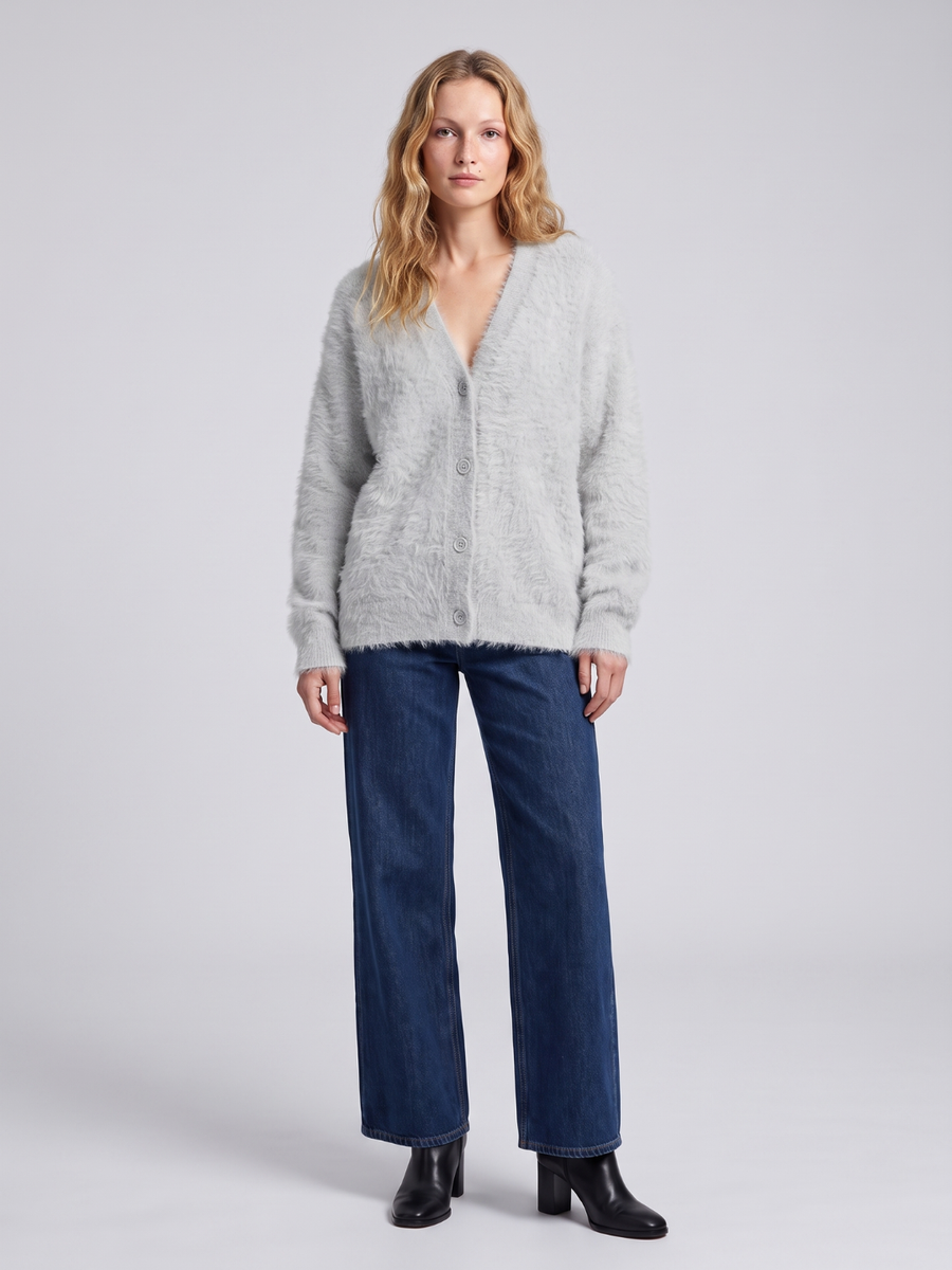 Mia | Cozy Oversized V-Neck Cardigan 1